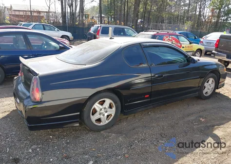 2003 Chevrolet Monte Carlo Ss from USA, damaged, VIN 2G1WX12K239269288